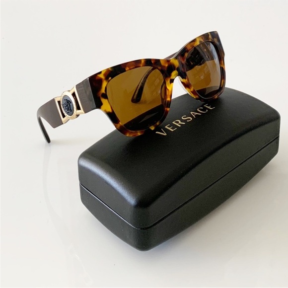 Versace Accessories - Versace Brown Tortoise Sunglasses